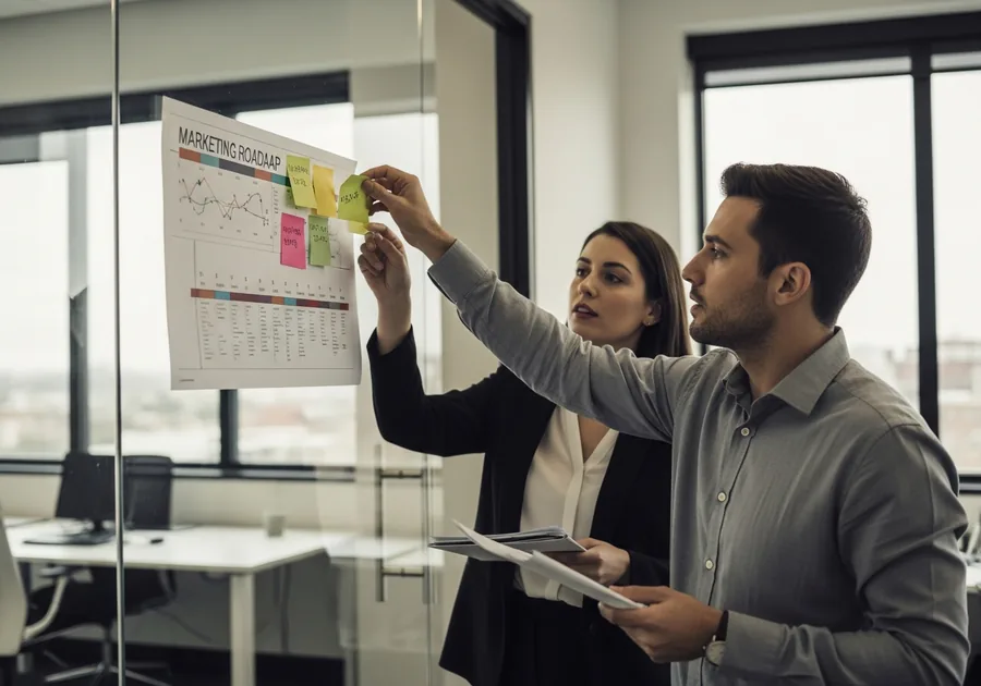 Illustration : Plan marketing